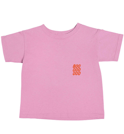 Boo pocket light pink baby toddler Tshirt 2 Years