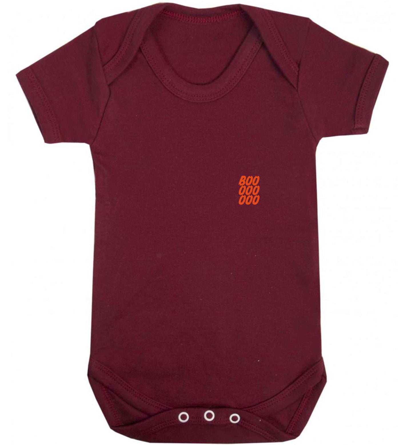 Boo pocket baby vest maroon 18-24 months