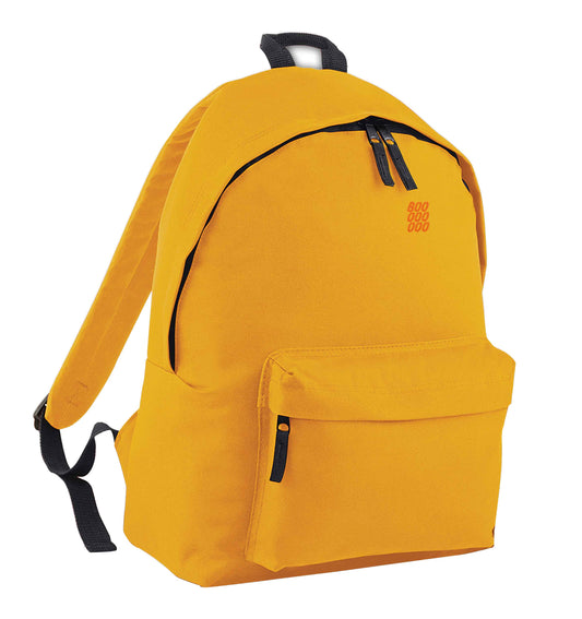 Boo pocket mustard adults backpack