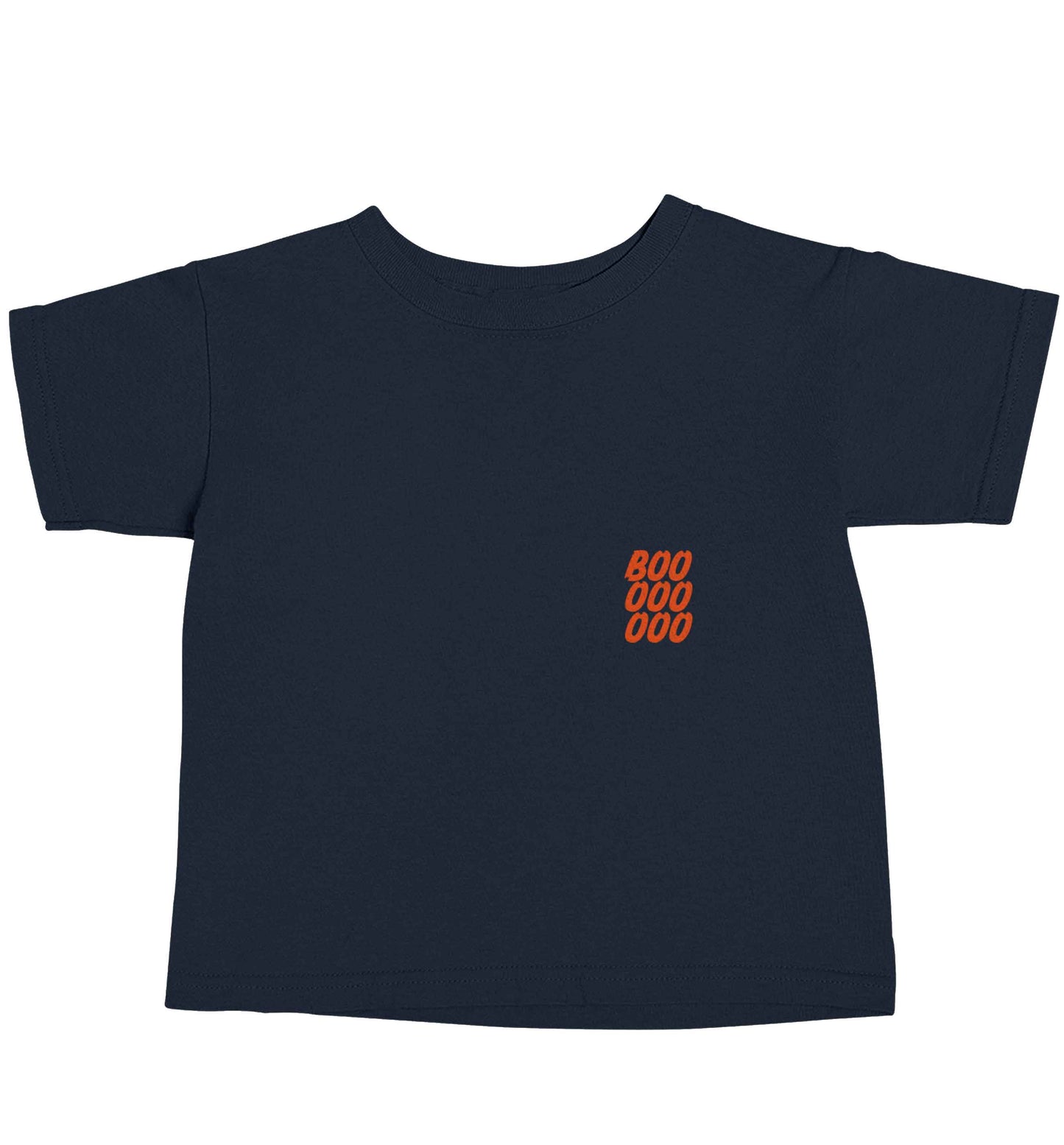 Boo pocket navy baby toddler Tshirt 2 Years