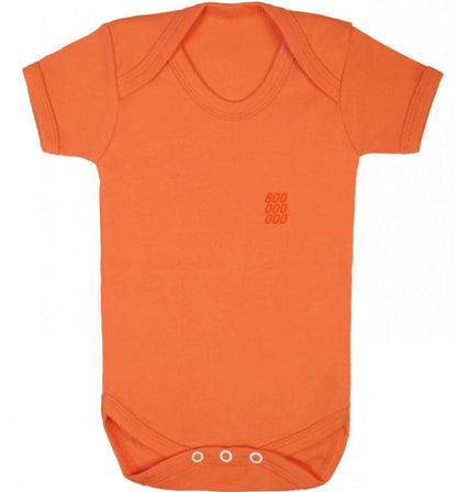 Boo pocket baby vest orange 18-24 months