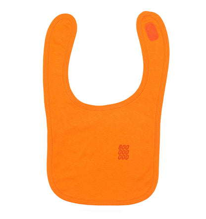 Boo pocket orange baby bib