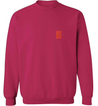 Boo pocket adult's unisex pink sweater 2XL