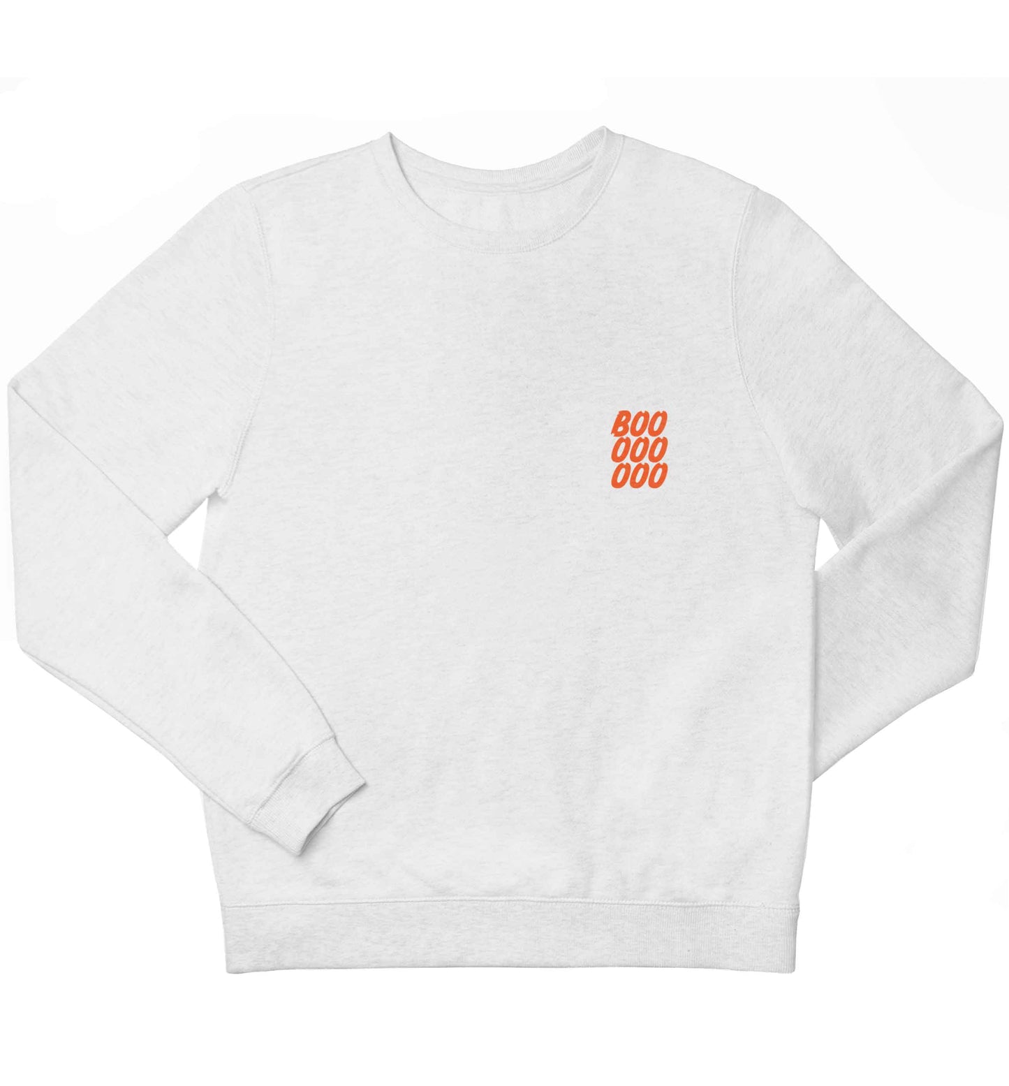 Boo pocket children's white sweater 12-13 Years