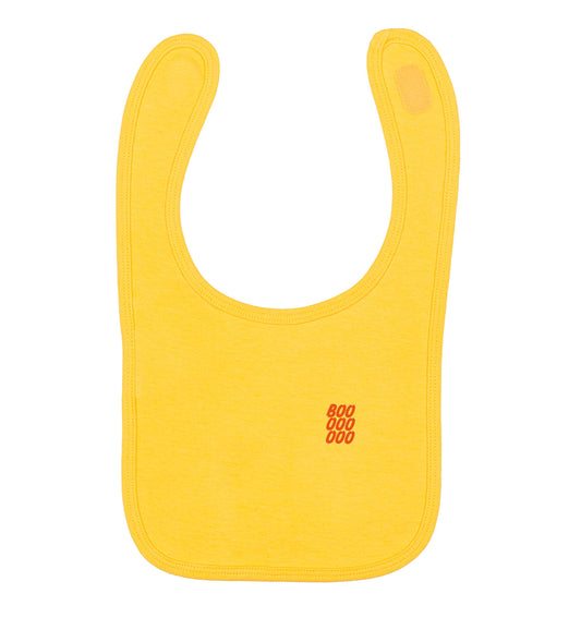Boo pocket yellow baby bib