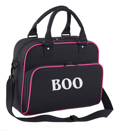 Boo children's dance bag black with pink detail