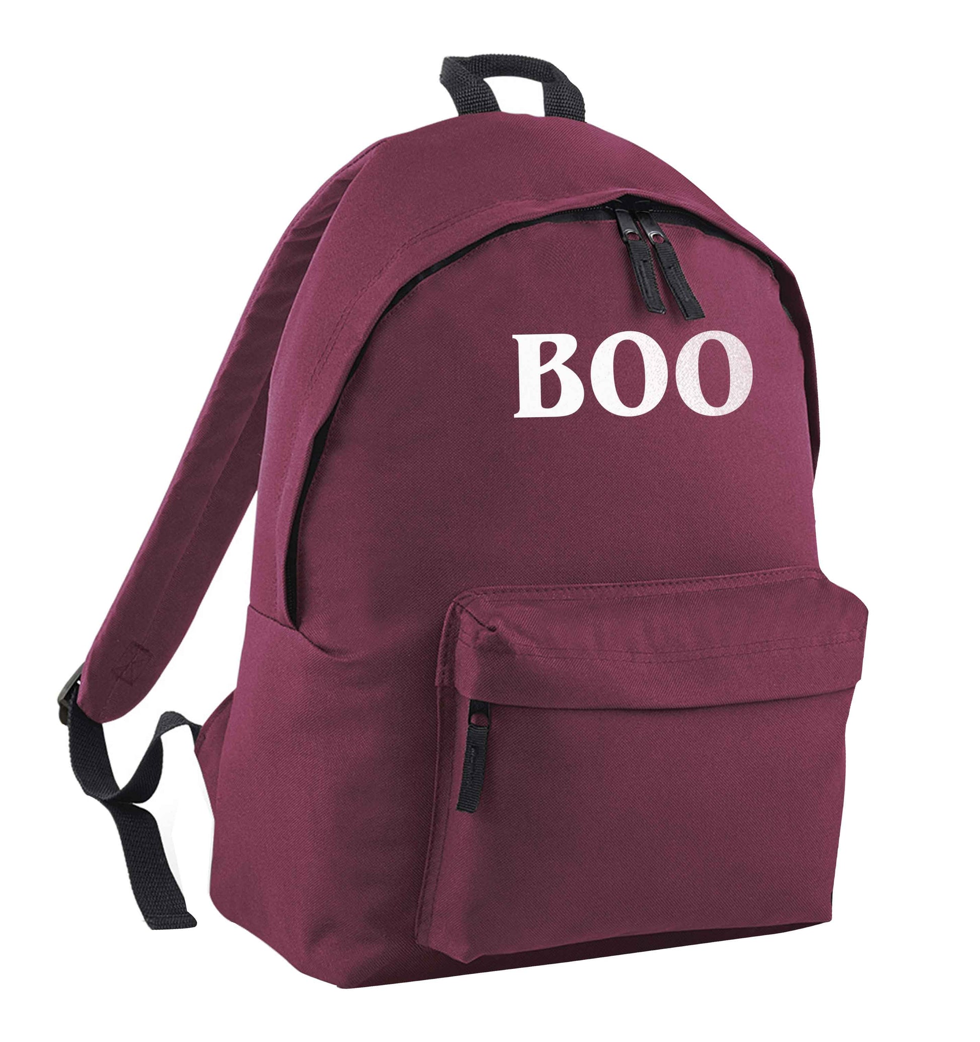 Boo maroon children's backpack