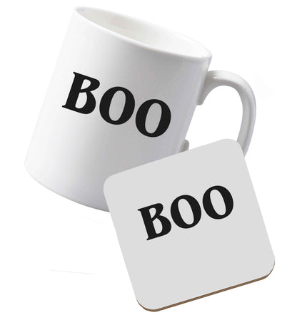 10 oz Ceramic mug and coaster Tis The Season to Drink Whisky both sides