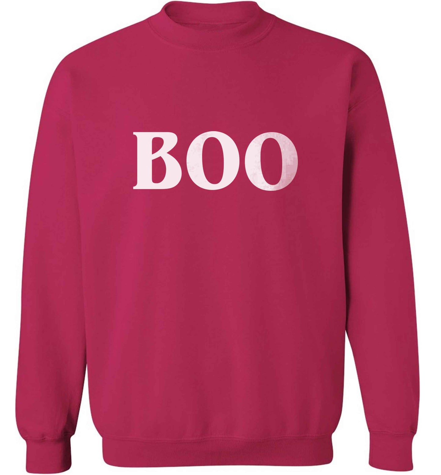 Boo adult's unisex pink sweater 2XL