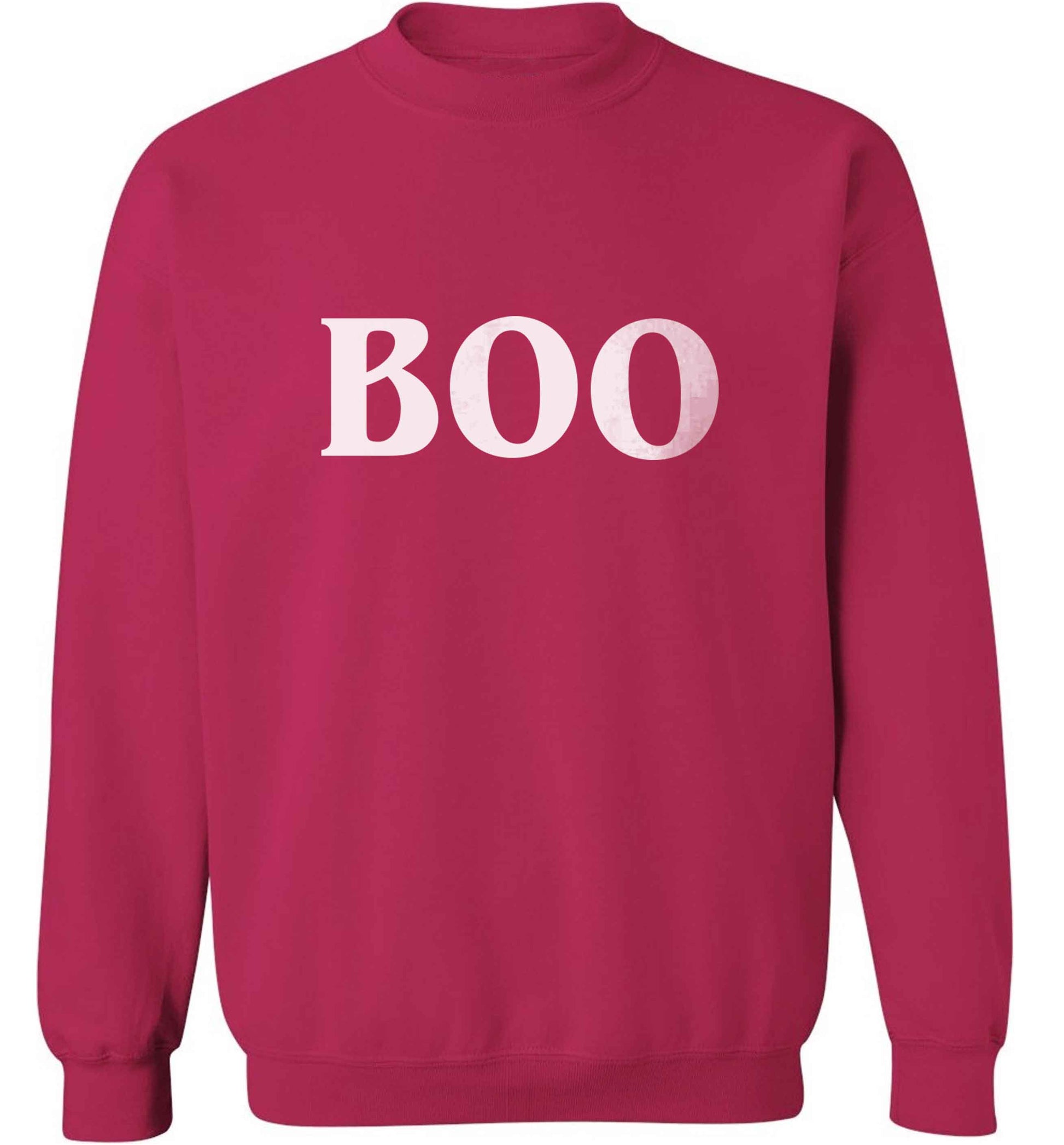 Boo adult's unisex pink sweater 2XL