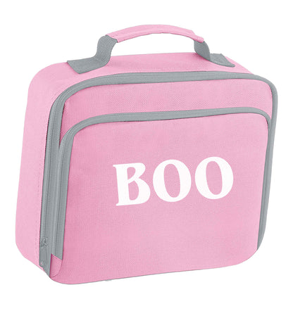 Boo insulated pink lunch bag cooler