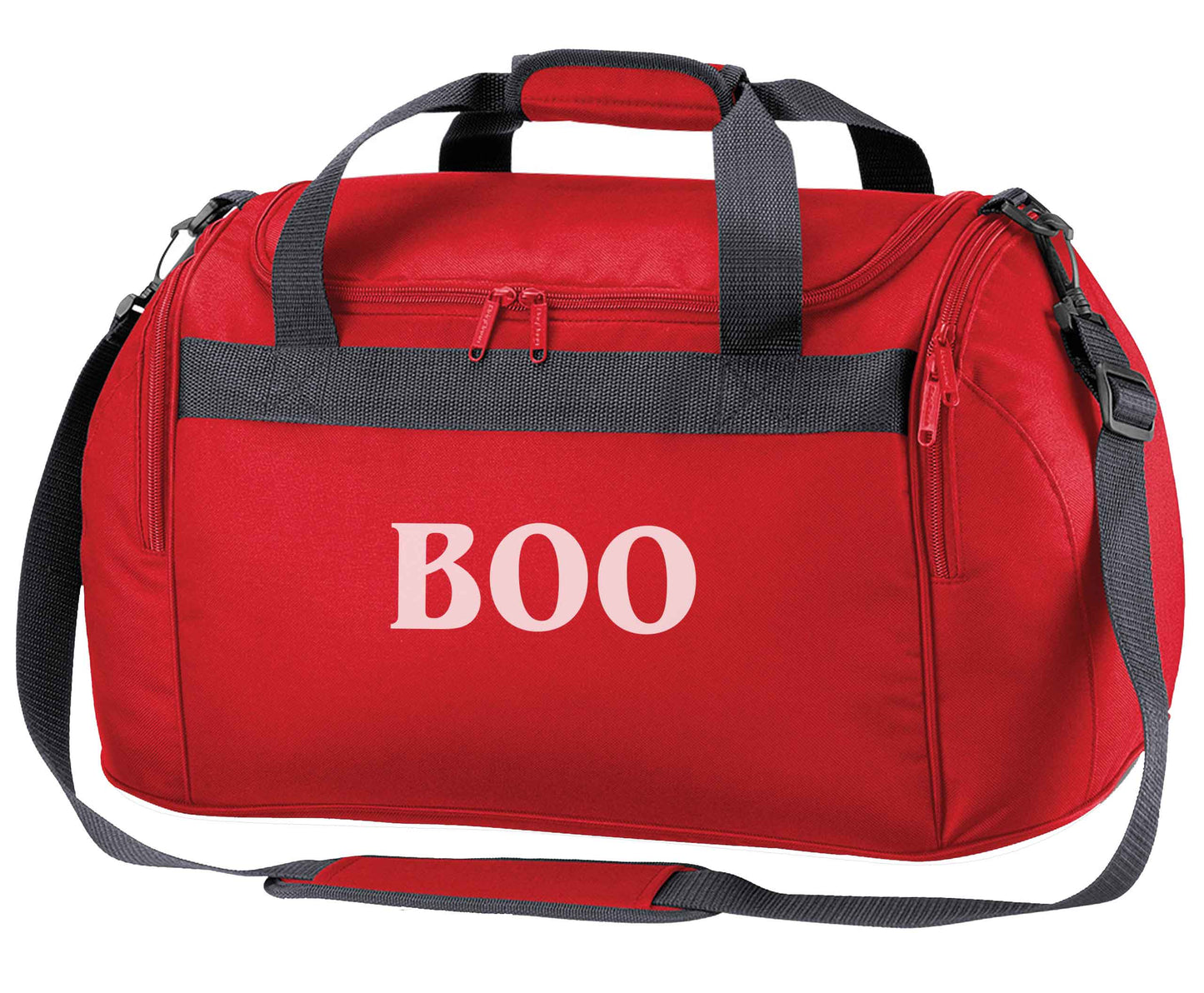 Boo red holdall / duffel bag