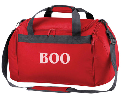 Boo red holdall / duffel bag