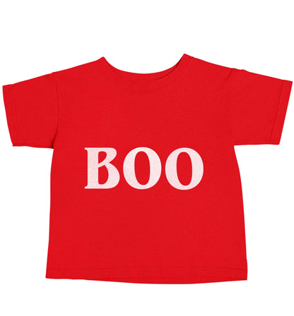 Boo red baby toddler Tshirt 2 Years