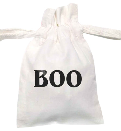 Boo | XS - L | Pouch / Drawstring bag / Sack | Organic Cotton | Bulk discounts available!