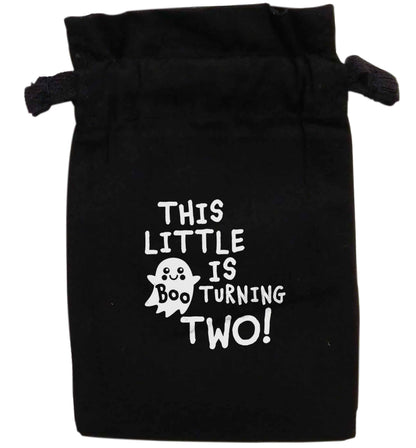 This little boo is turning two | XS - L | Pouch / Drawstring bag / Sack | Organic Cotton | Bulk discounts available!