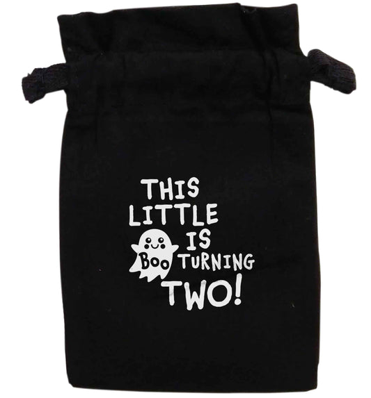 This little boo is turning two | XS - L | Pouch / Drawstring bag / Sack | Organic Cotton | Bulk discounts available!