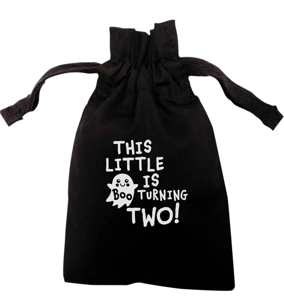 This little boo is turning two | XS - L | Pouch / Drawstring bag / Sack | Organic Cotton | Bulk discounts available!