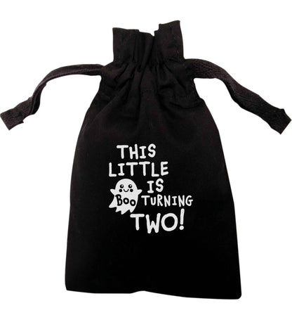 This little boo is turning two | XS - L | Pouch / Drawstring bag / Sack | Organic Cotton | Bulk discounts available!