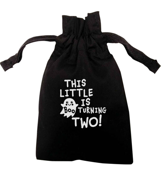 This little boo is turning two | XS - L | Pouch / Drawstring bag / Sack | Organic Cotton | Bulk discounts available!