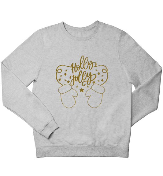 Holly jolly children's grey sweater 12-13 Years