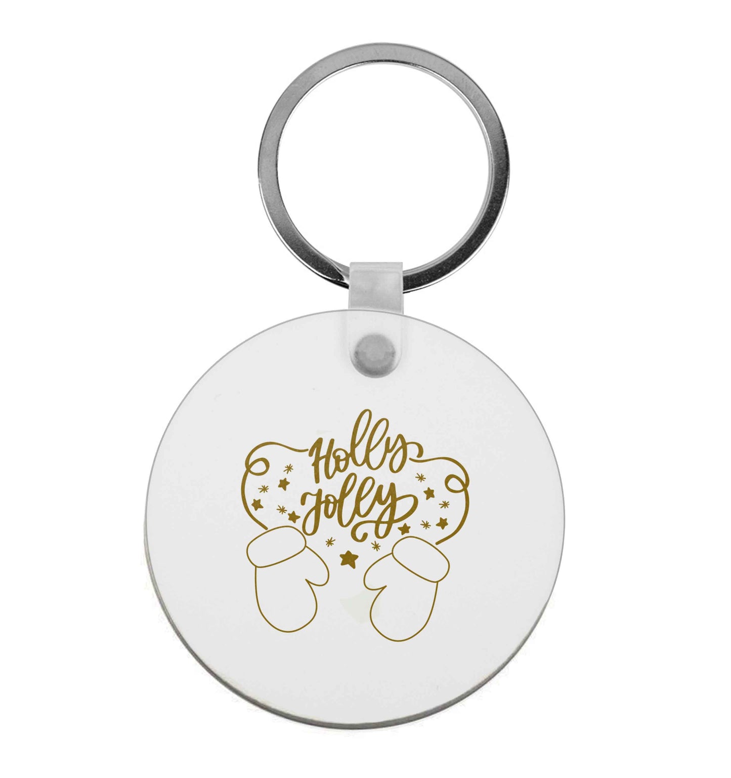 Holly jolly | Keyring
