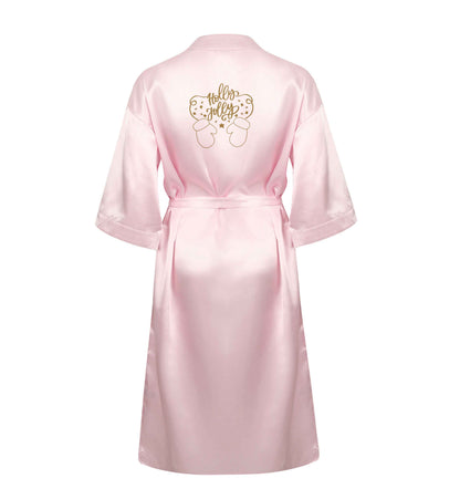 Holly jolly XL/XXL pink ladies dressing gown size 16/18