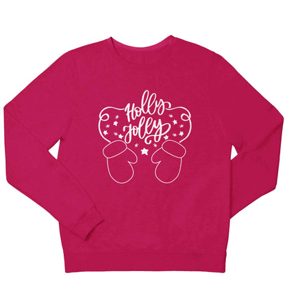 Holly jolly children's pink sweater 12-13 Years