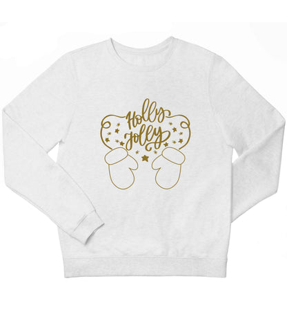 Holly jolly children's white sweater 12-13 Years
