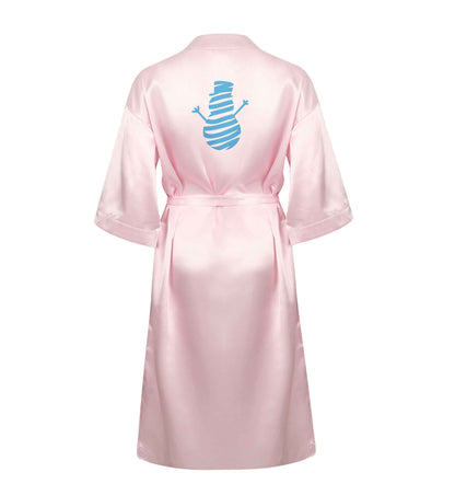 Snowman Snowglobe XL/XXL pink ladies dressing gown size 16/18