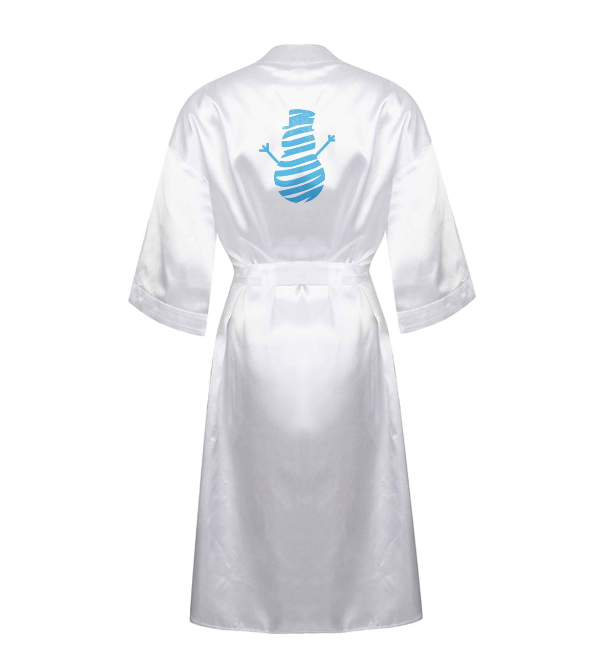 Snowman Snowglobe XL/XXL white ladies dressing gown size 16/18