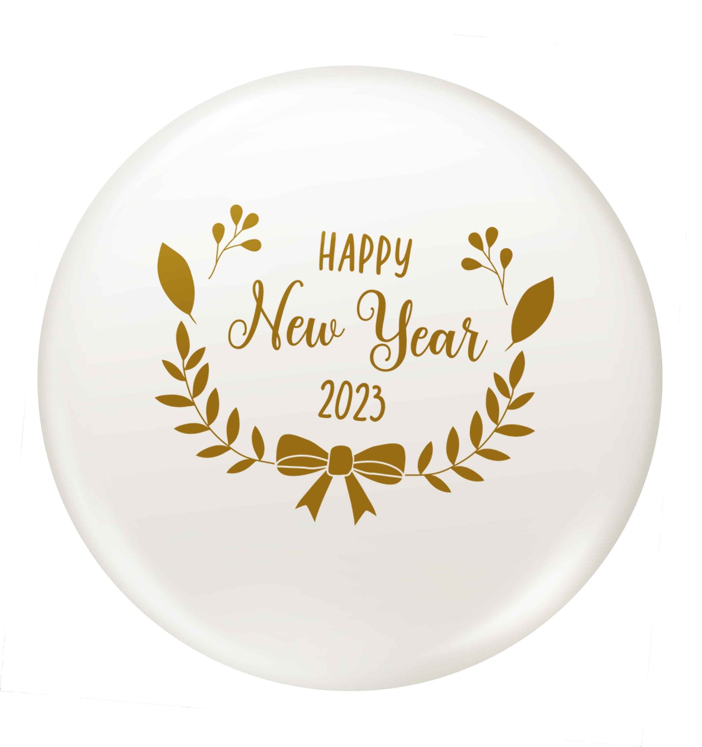 Happy New Year 2023 small 25mm Pin badge