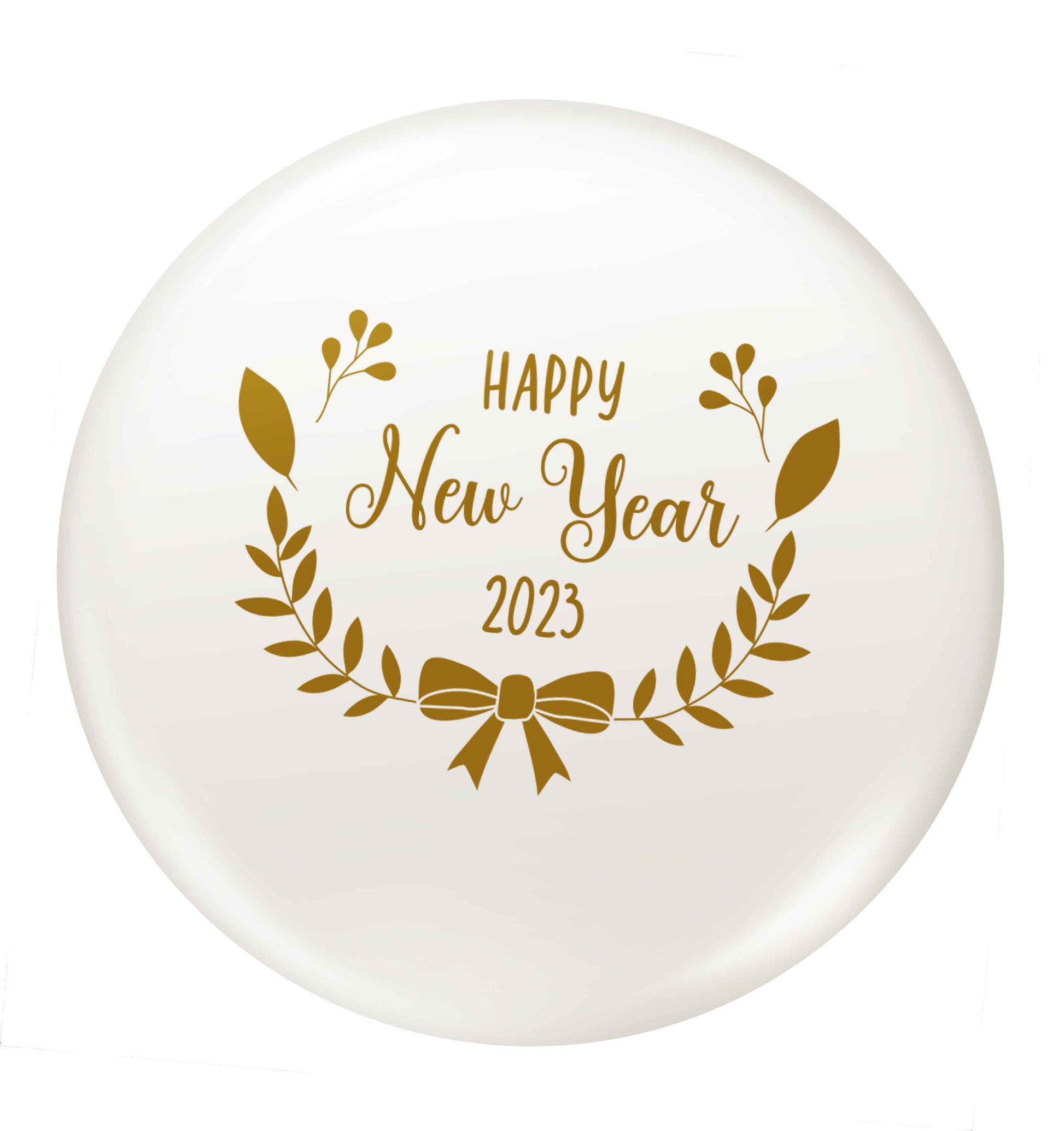 Happy New Year 2023 small 25mm Pin badge