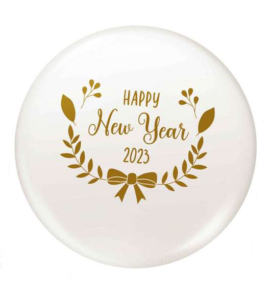 Happy New Year 2023 small 25mm Pin badge