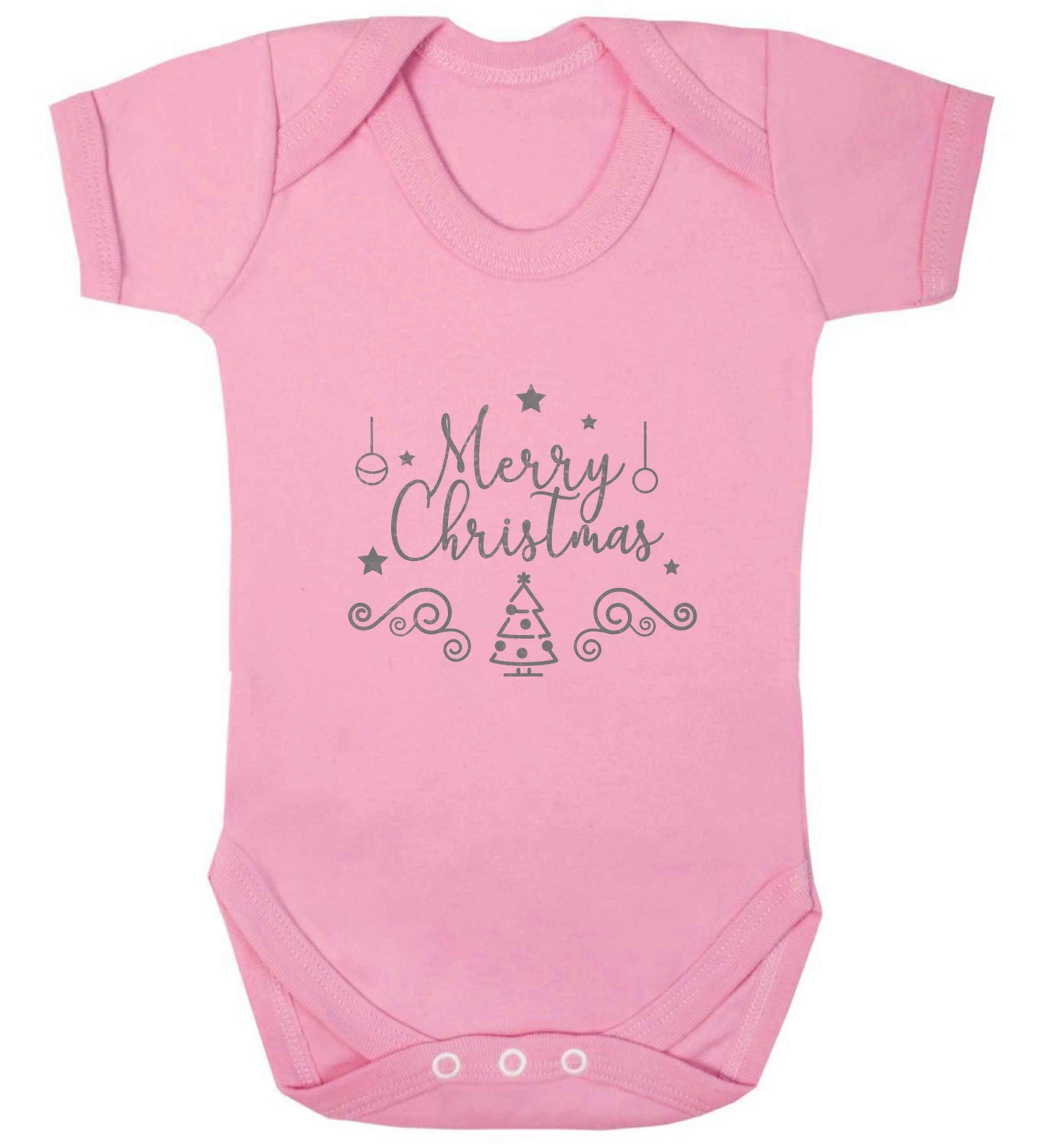 Happy New Year 2023 baby vest pale pink 18-24 months