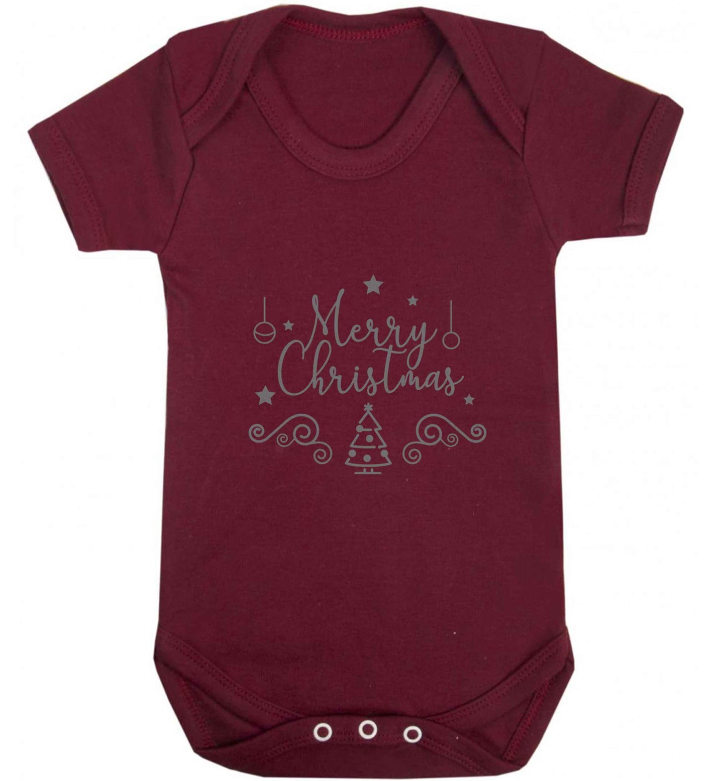 Happy New Year 2023 baby vest maroon 18-24 months
