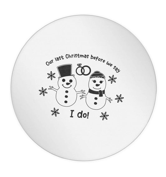 Last Christmas before we say I do 24 @ 45mm matt circle stickers