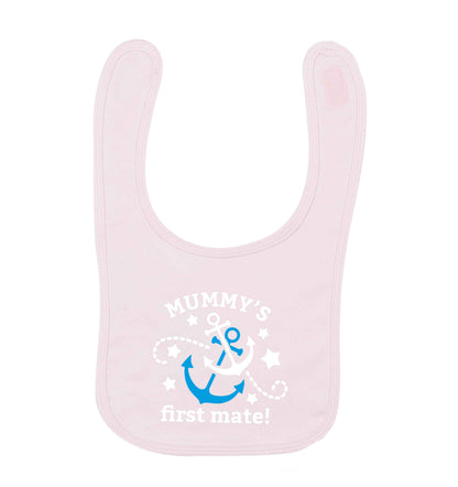 Mummy's First Mate pale pink baby bib