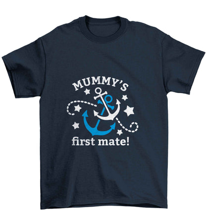 Mummy's First Mate Children's navy Tshirt 12-13 Years
