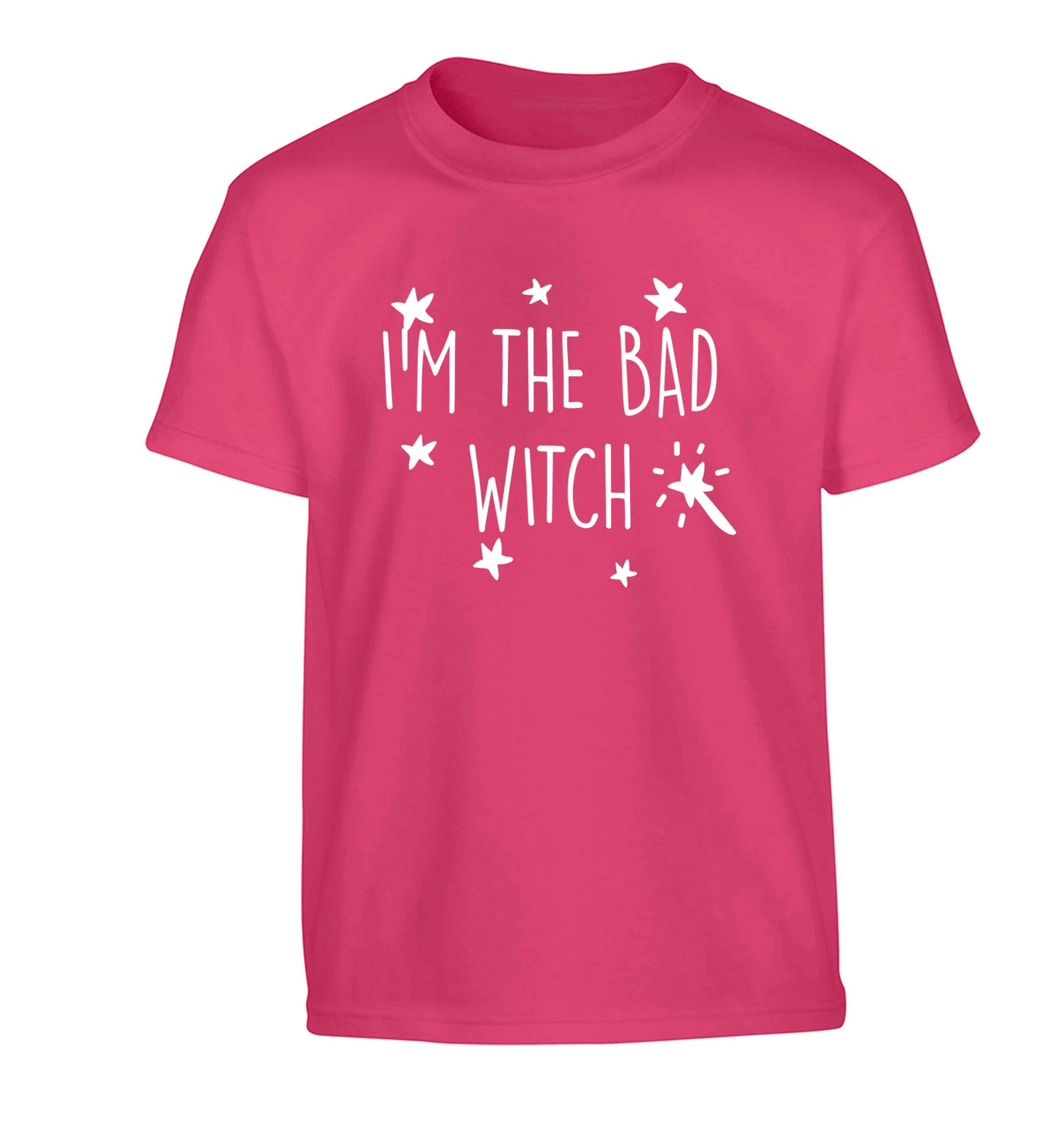 Bad witch Children's pink Tshirt 12-13 Years