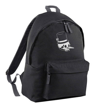 Snowman punk black children's backpack