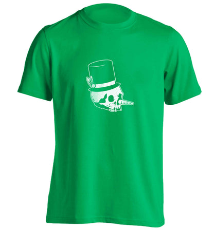 Snowman punk adults unisex green Tshirt 2XL
