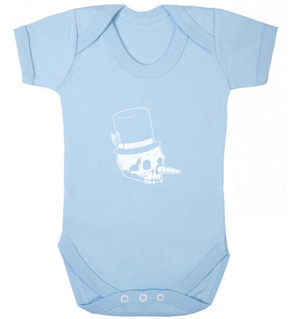 Snowman punk baby vest pale blue 18-24 months