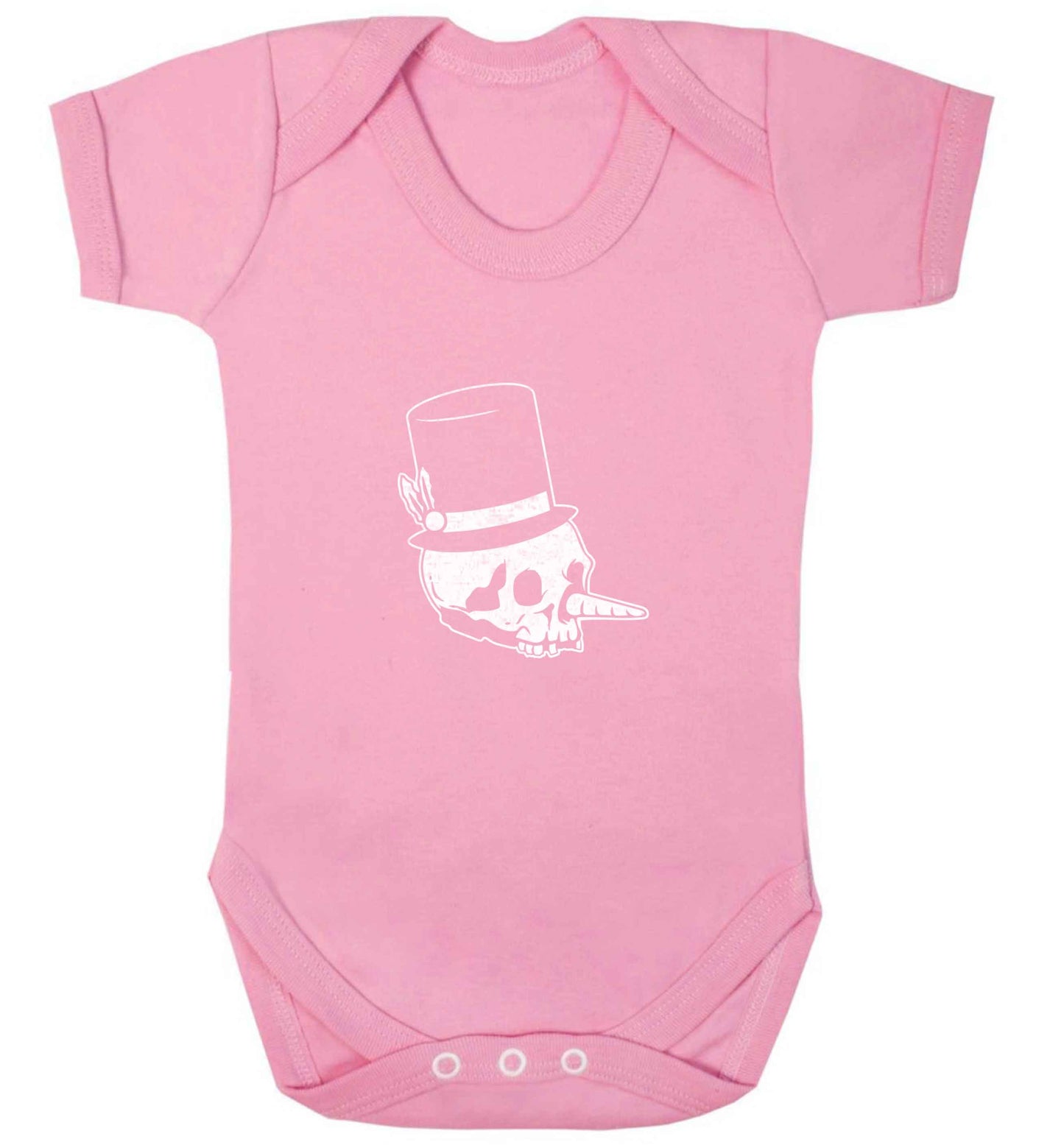 Snowman punk baby vest pale pink 18-24 months