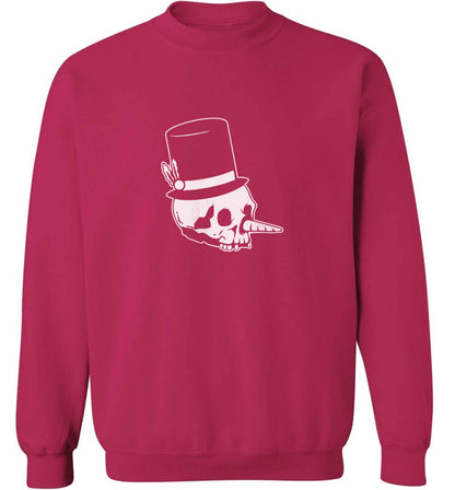 Snowman punk adult's unisex pink sweater 2XL
