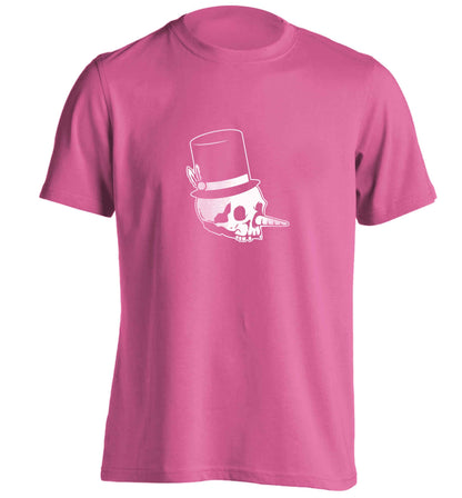 Snowman punk adults unisex pink Tshirt 2XL