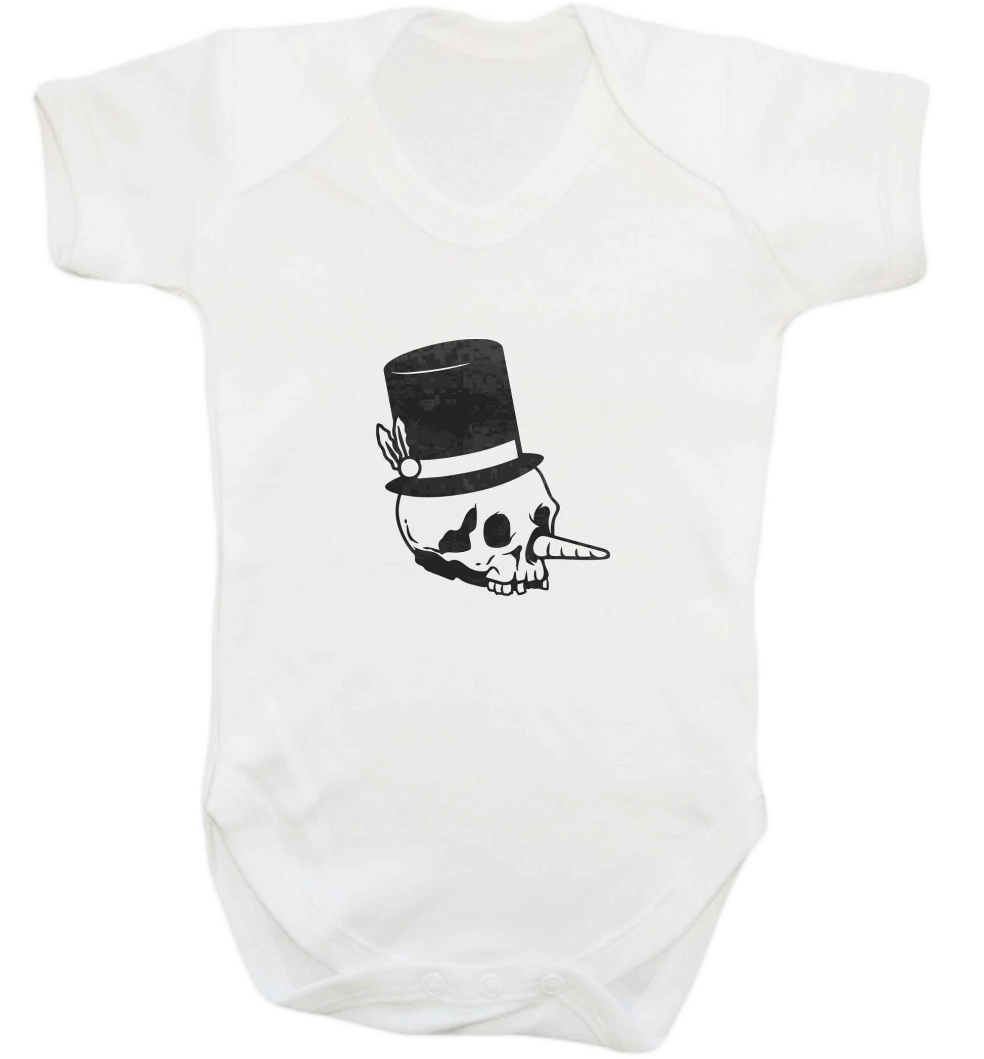 Snowman punk baby vest white 18-24 months