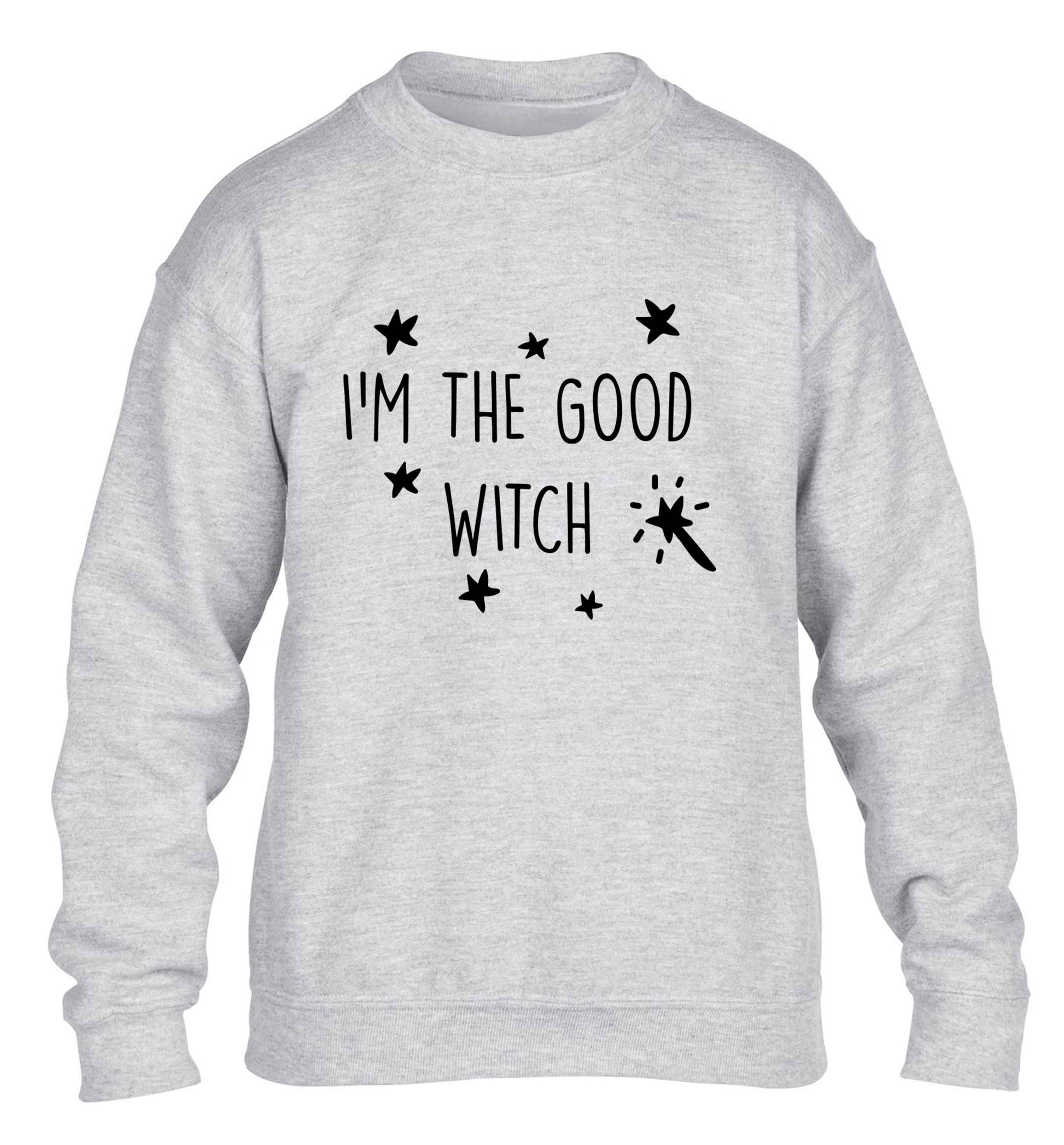 Good witch children's grey sweater 12-13 Years