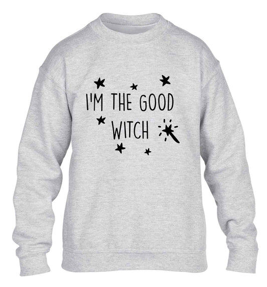 Good witch children's grey sweater 12-13 Years