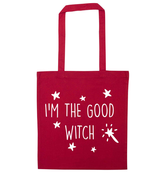 Good witch red tote bag